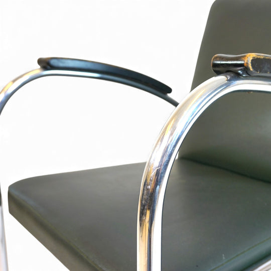 Mauser RS 7 Lounge Stahlrohrsessel, 1950
