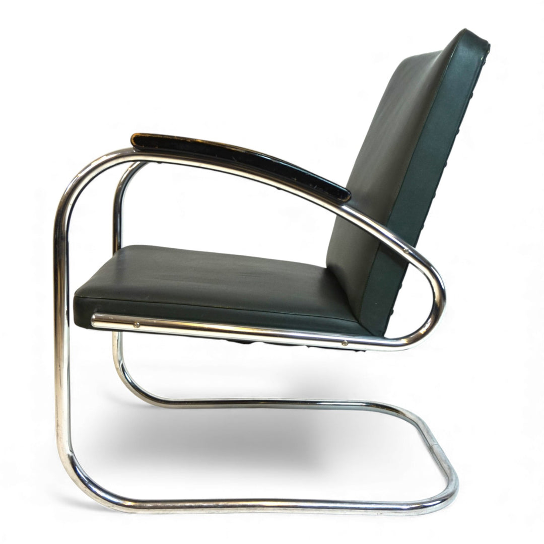 Mauser RS 7 Lounge Stahlrohrsessel, 1950