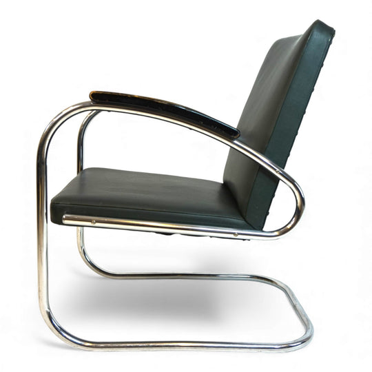 Mauser RS 7 Lounge Stahlrohrsessel, 1950
