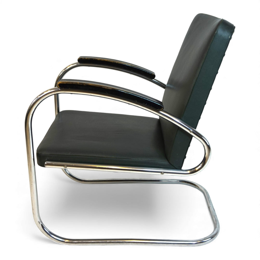 Mauser RS 7 Lounge Stahlrohrsessel, 1950