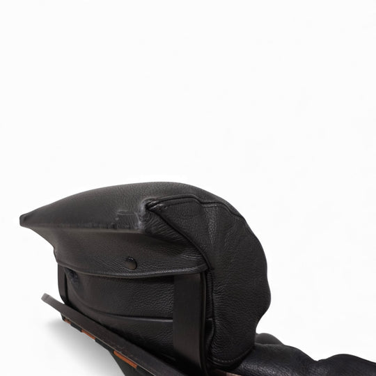 Nelo Kroken Leder Loungesessel von Åke Fribytter, 1970