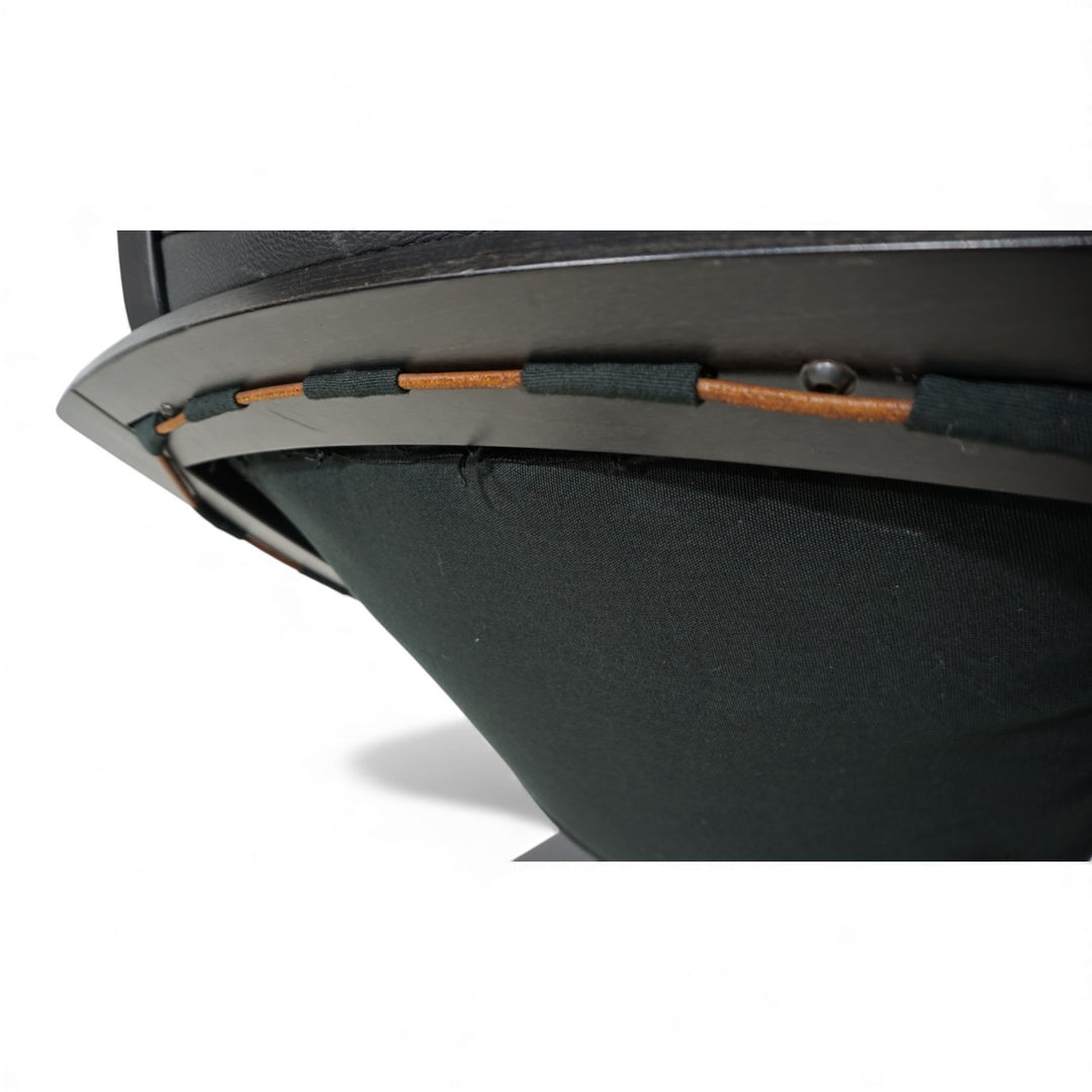 Nelo Kroken Leder Loungesessel von Åke Fribytter, 1970