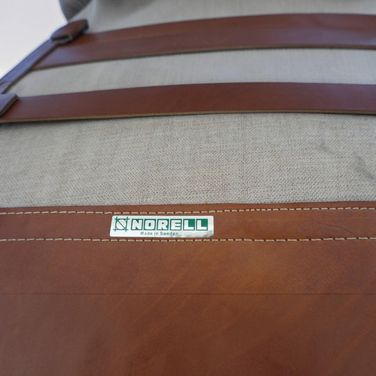 Arne Norell Inca Loungesessel mit Ottoman – Originaler Cordbezug, 1970