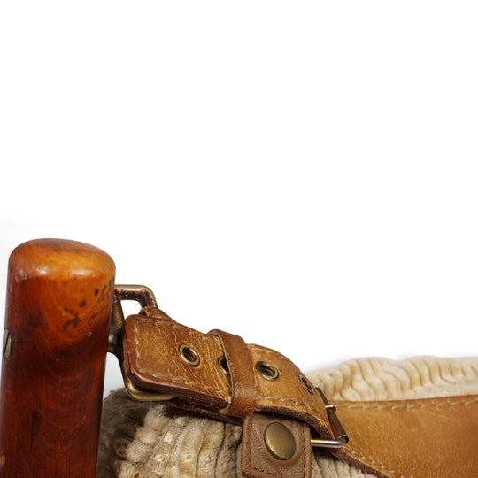 Arne Norell Inca Loungesessel mit Ottoman – Originaler Cordbezug, 1970