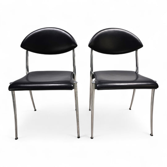 4er Set Coro Esszimmerstühle von Luigi Origlia, 1980