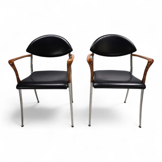 4er Set Coro Esszimmerstühle von Luigi Origlia, 1980