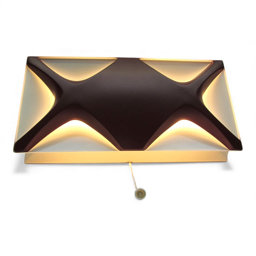 Oyster Wandleuchte von Klaus Link für Heinz Neuhaus, 1970