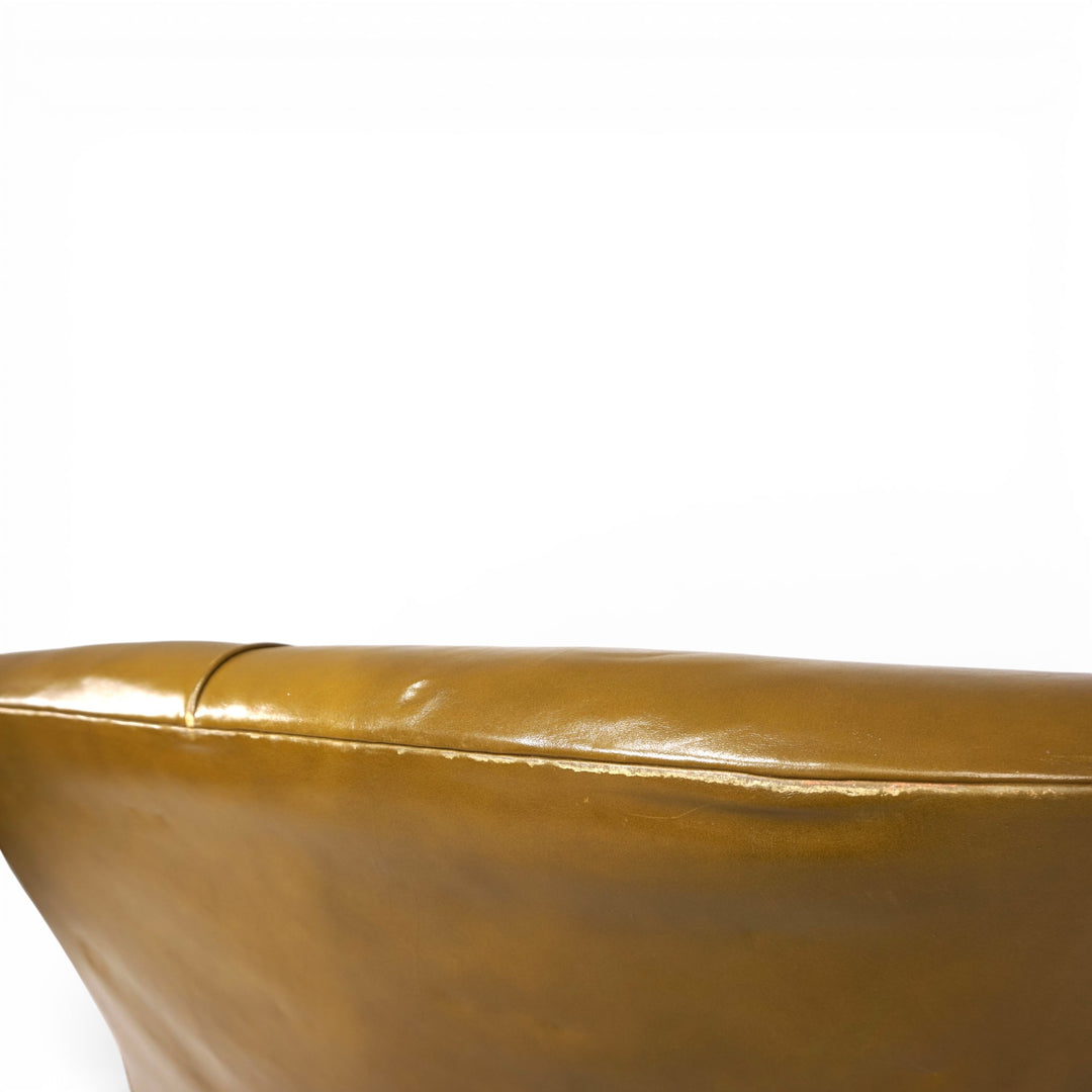 Set Froxfield 2 Ledersessel und Ledersofa moosgrün von Parker Knoll, 1960