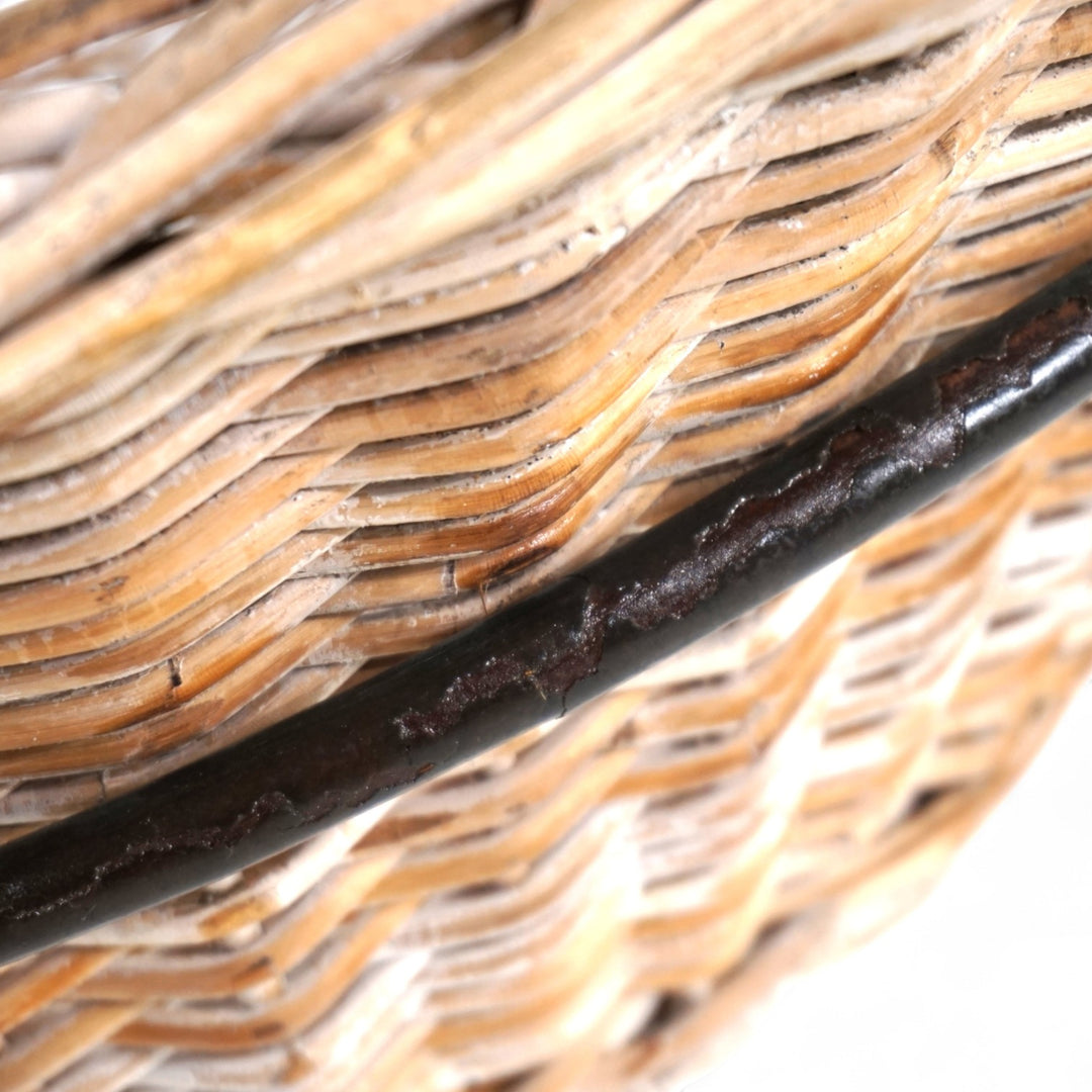 Rattan wicker pod garden chair, 1960