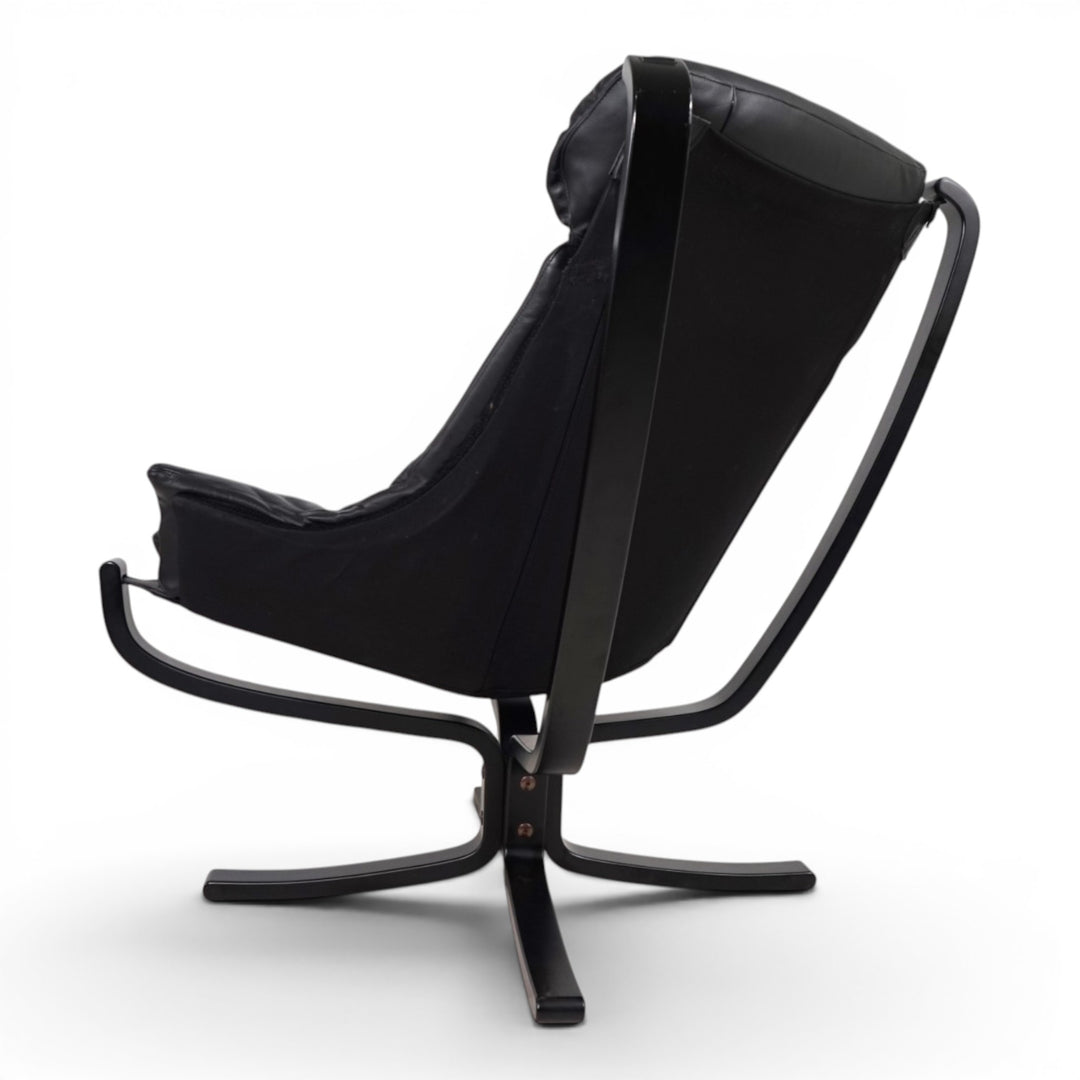 Poltrona Frau Viking Leder Loungesessel von Sigurd Resell, 1970