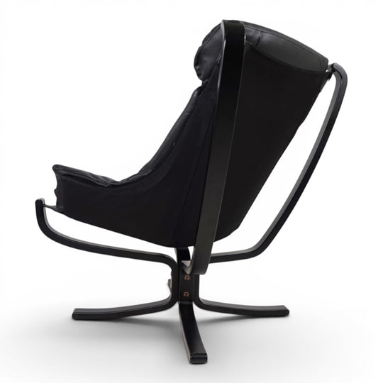 Poltrona Frau Viking Leder Loungesessel von Sigurd Resell, 1970