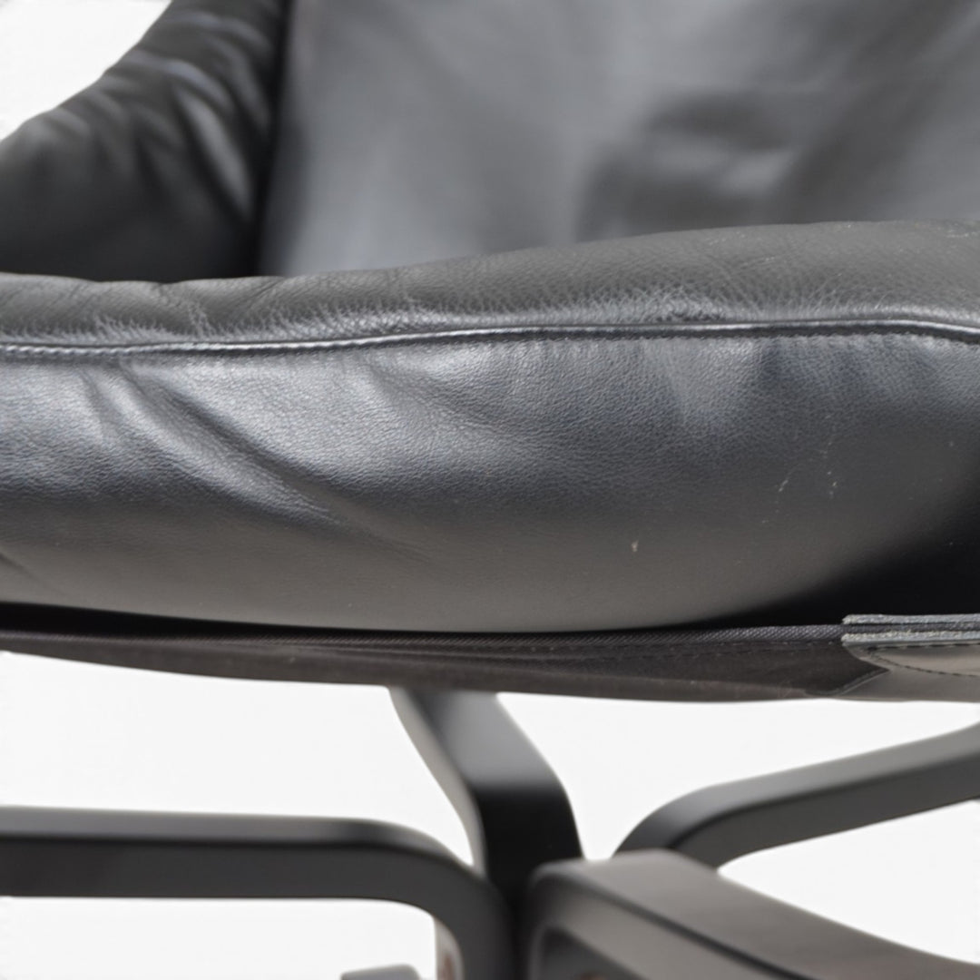 Poltrona Frau Viking Leder Loungesessel von Sigurd Resell, 1970