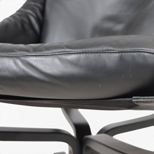 Poltrona Frau Viking Leder Loungesessel von Sigurd Resell, 1970