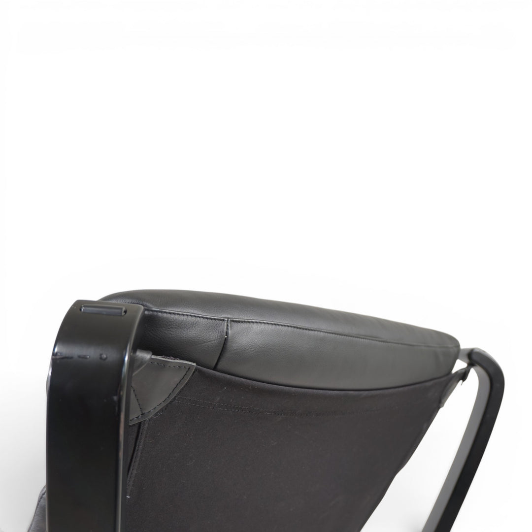 Poltrona Frau Viking Leder Loungesessel von Sigurd Resell, 1970