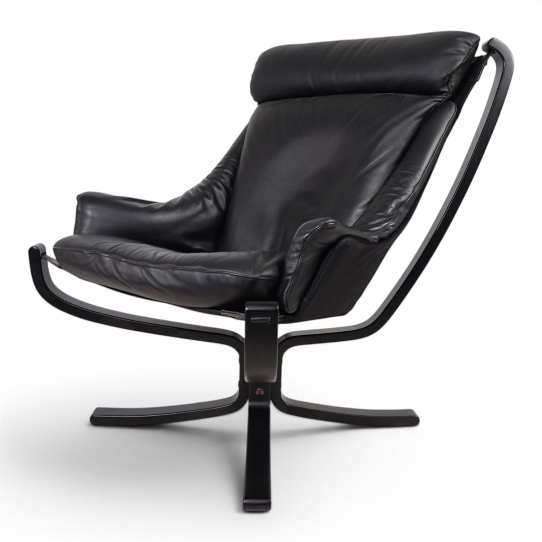 Poltrona Frau Viking Leder Loungesessel von Sigurd Resell, 1970