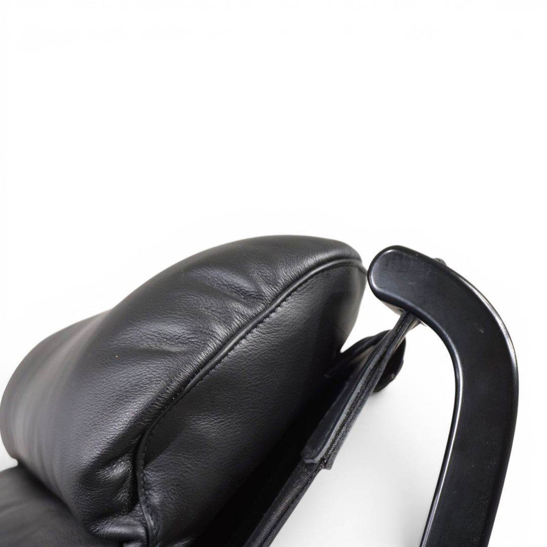 Poltrona Frau Viking Leder Loungesessel von Sigurd Resell, 1970