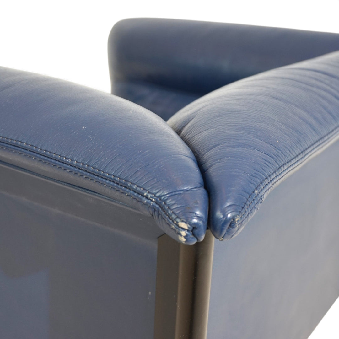 Poltrona Frau Interlude Leder Loungesessel von Marco Zanuso, 1980