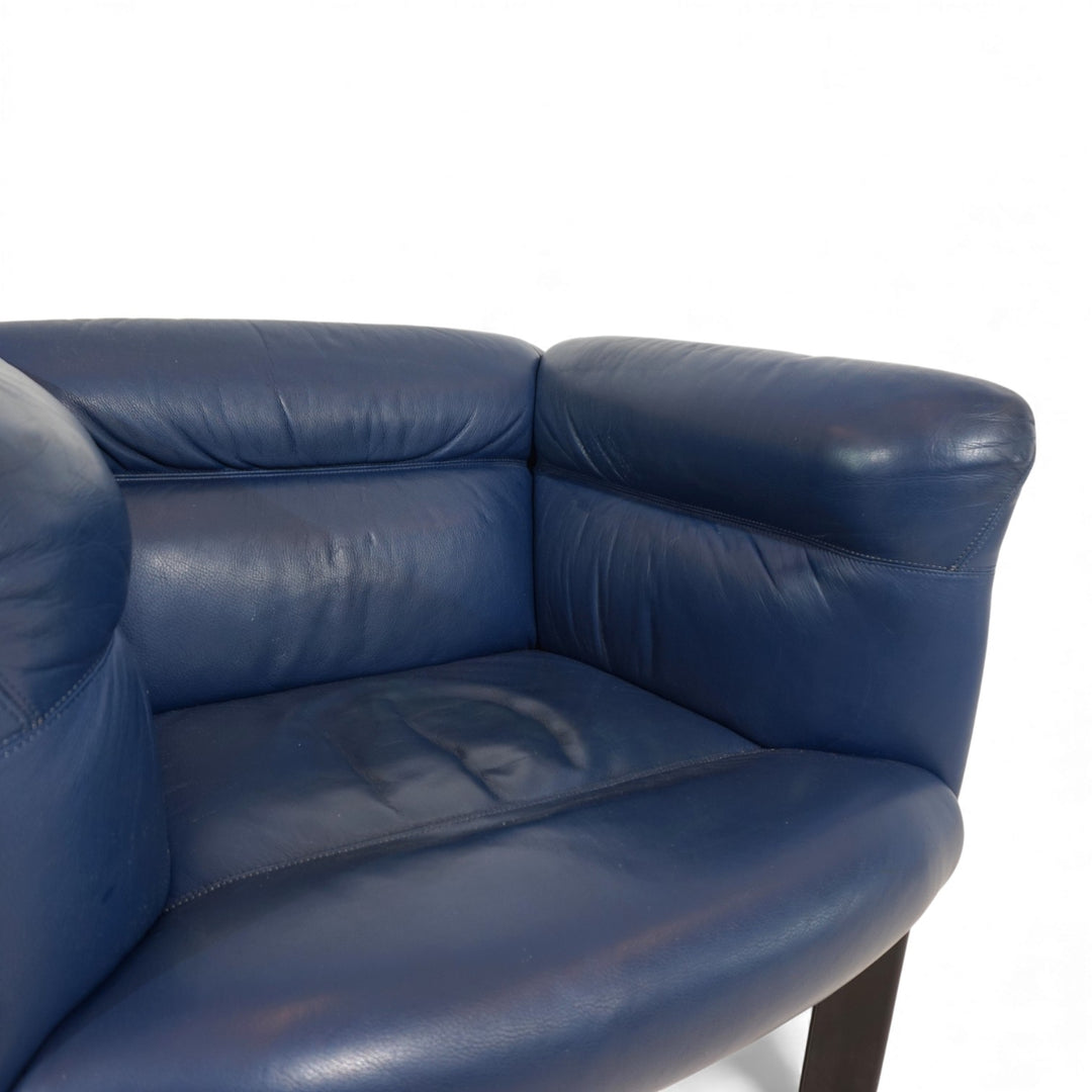 Poltrona Frau Interlude Leder Loungesessel von Marco Zanuso, 1980