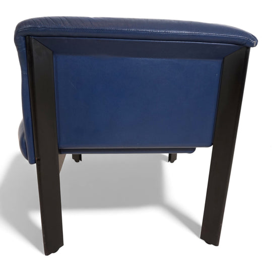 Poltrona Frau Interlude Leder Loungesessel von Marco Zanuso, 1980