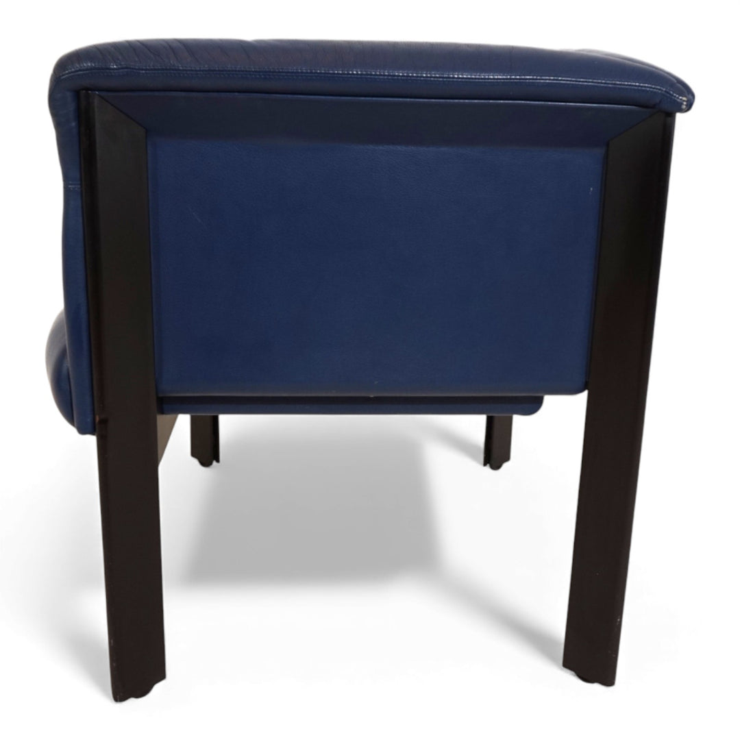 Poltrona Frau Interlude Leder Loungesessel von Marco Zanuso, 1980