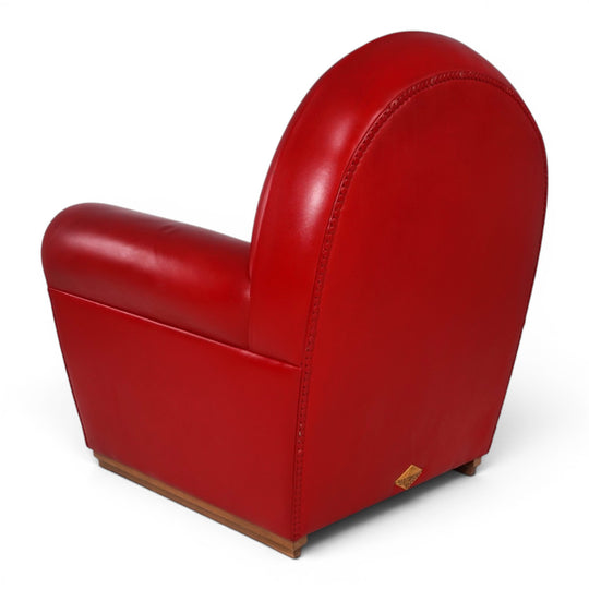 Poltrona Frau Vanity Fair Leather Armchair by Renzo Frau, 1990