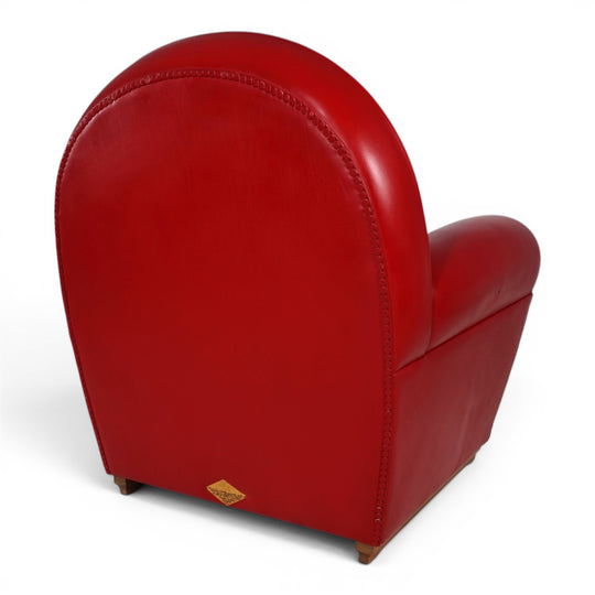 Poltrona Frau Vanity Fair Leather Armchair by Renzo Frau, 1990
