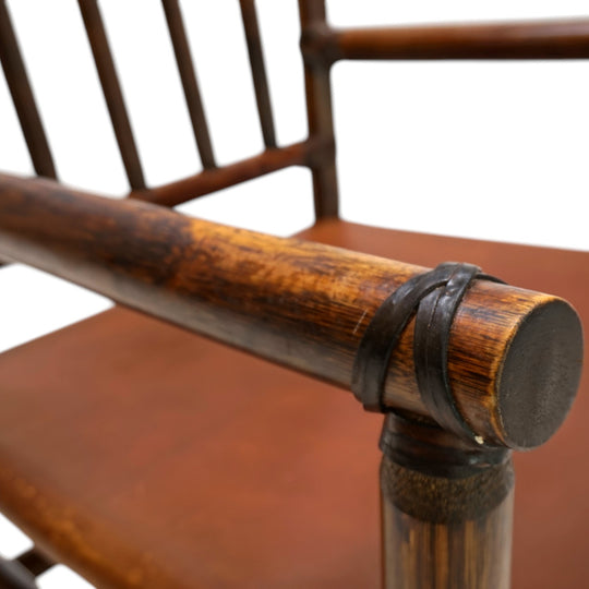 Manou Rattan Ledersessel, 1960