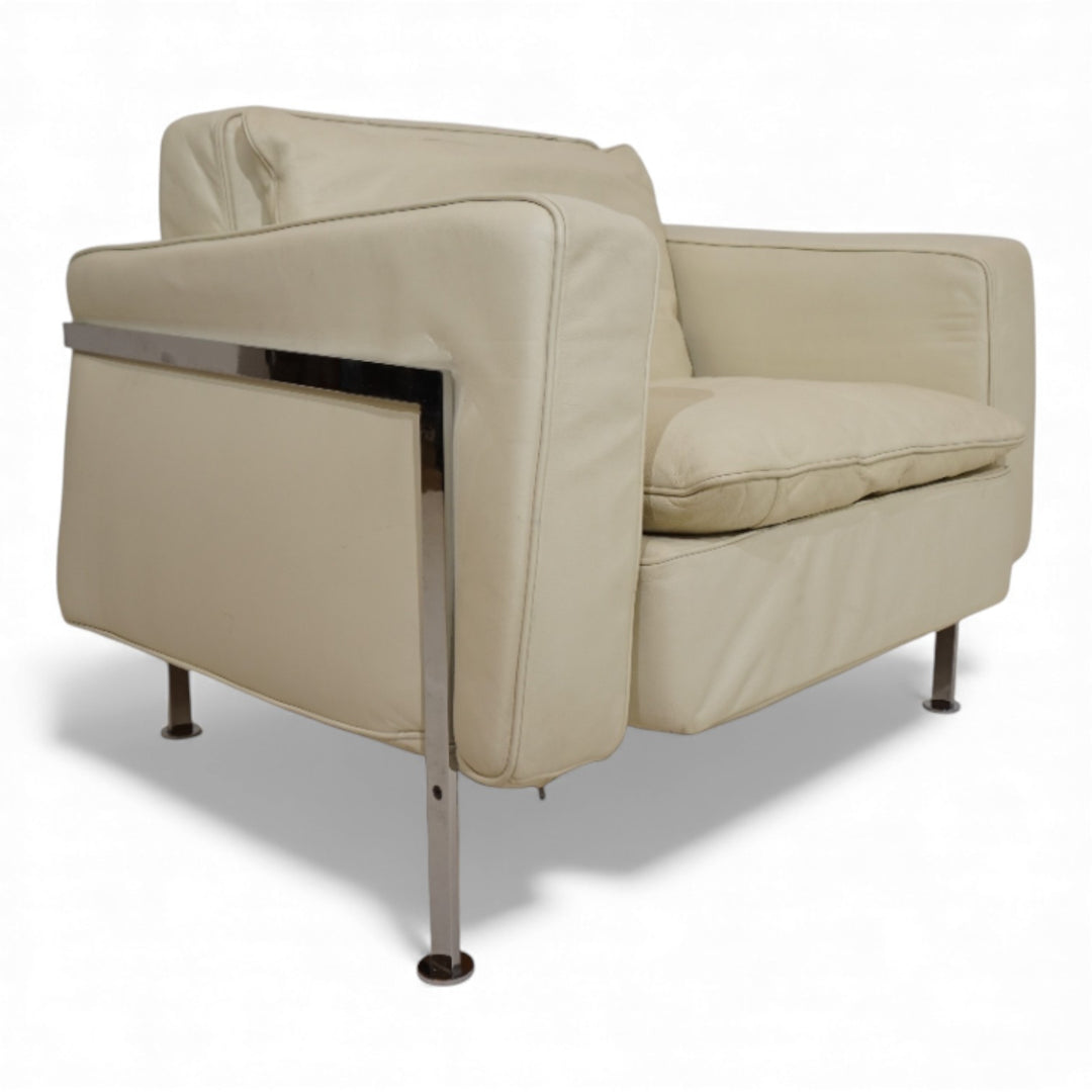 Robert Haussmann RH 302 Ledersessel für De Sede/Hans Kaufeld