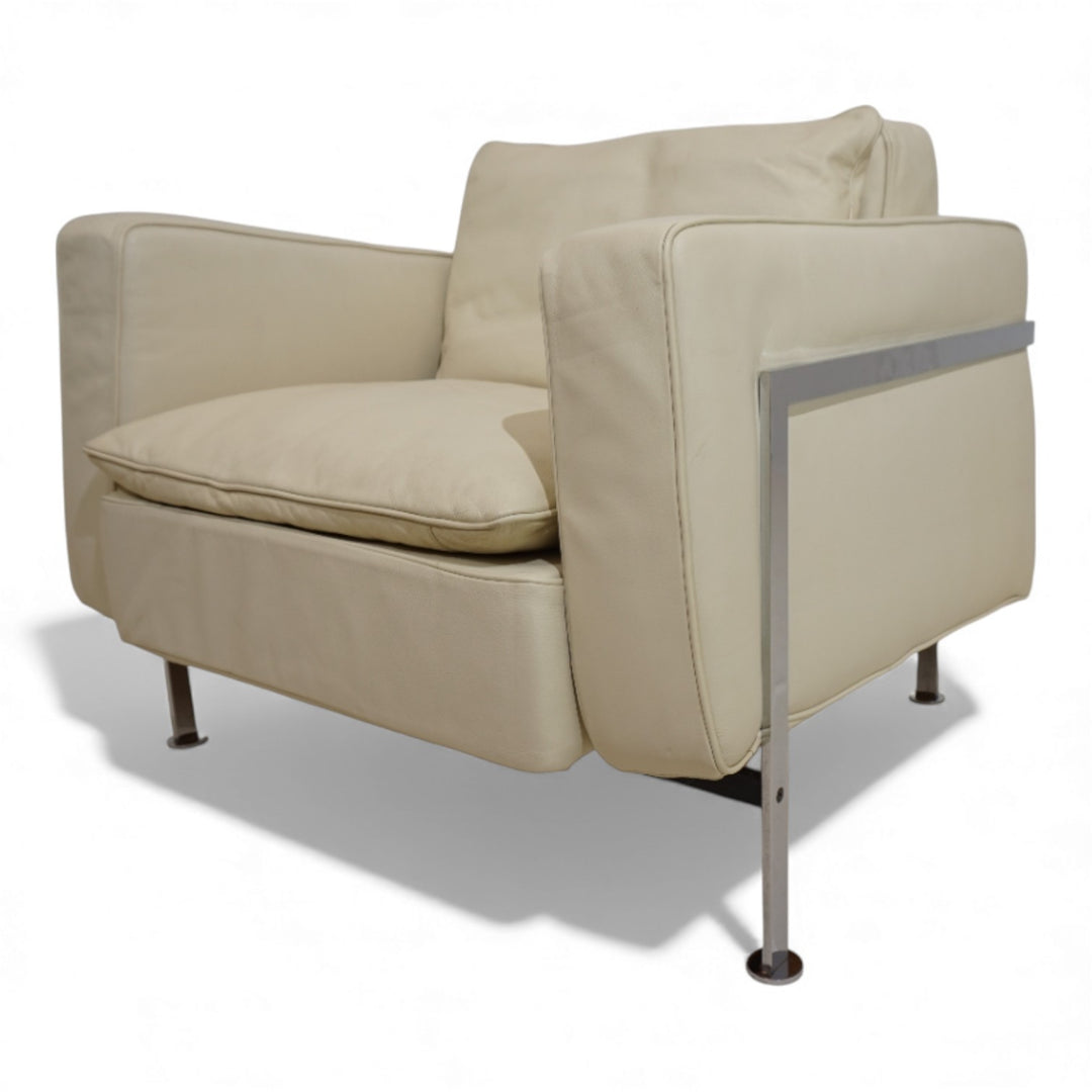 Robert Haussmann RH 302 Ledersessel für De Sede/Hans Kaufeld