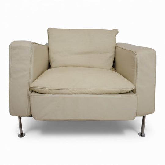 Robert Haussmann RH 302 Ledersessel für De Sede/Hans Kaufeld