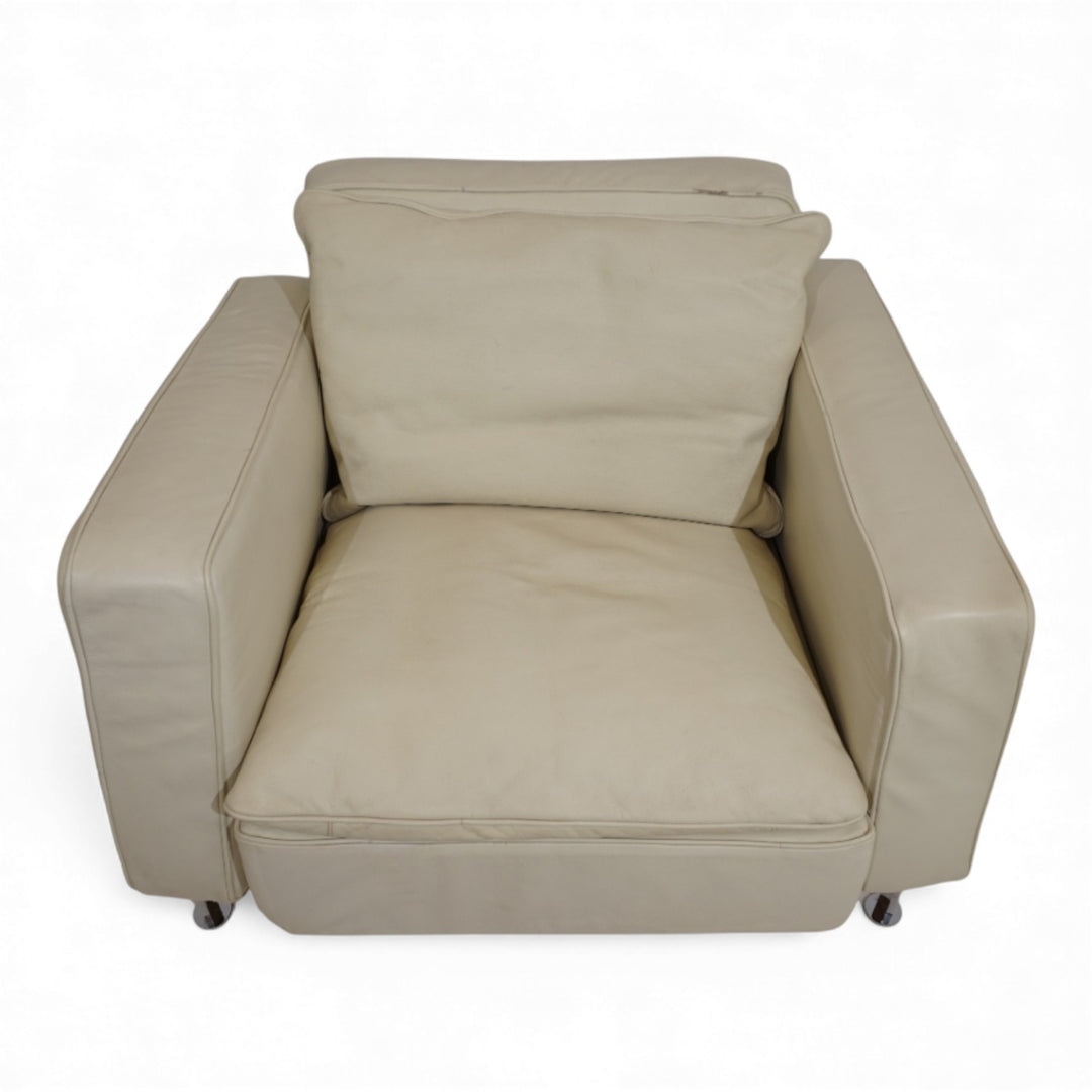 Robert Haussmann RH 302 Ledersessel für De Sede/Hans Kaufeld