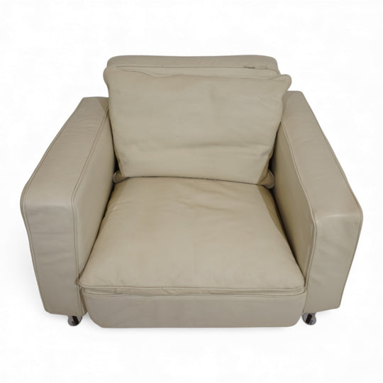 Robert Haussmann RH 302 Ledersessel für De Sede/Hans Kaufeld