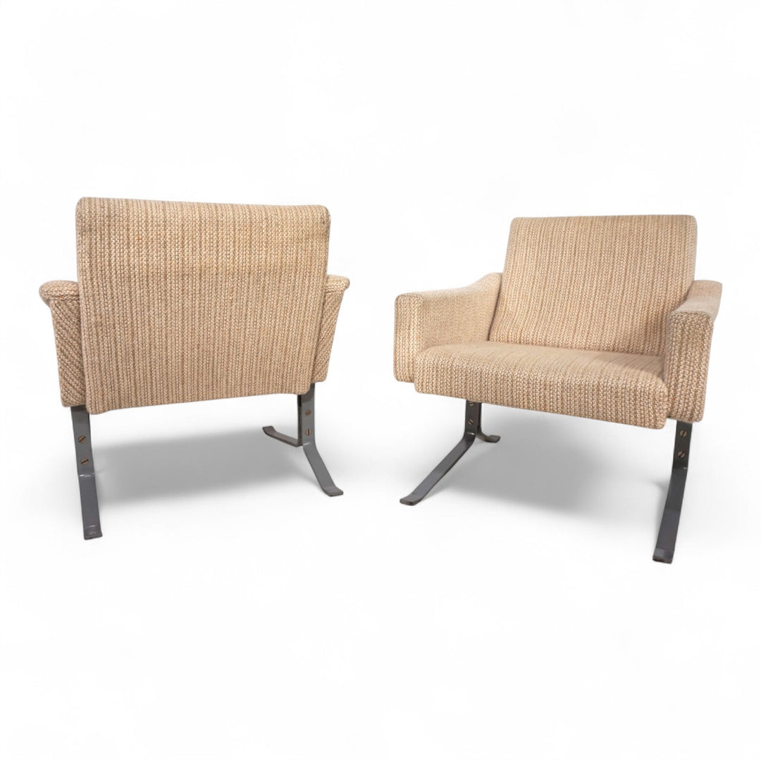 2er Set Röhl Freischwinger Loungesessel,1960