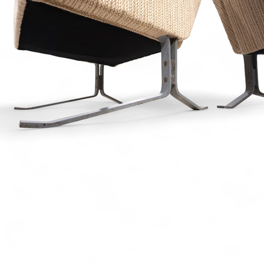 2er Set Röhl Freischwinger Loungesessel,1960