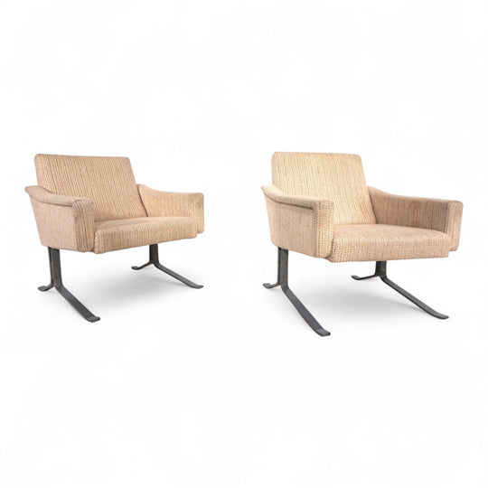 2er Set Röhl Freischwinger Loungesessel,1960