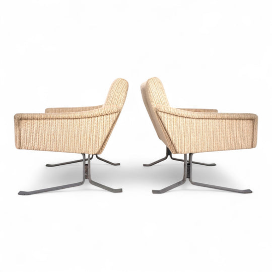 2er Set Röhl Freischwinger Loungesessel,1960