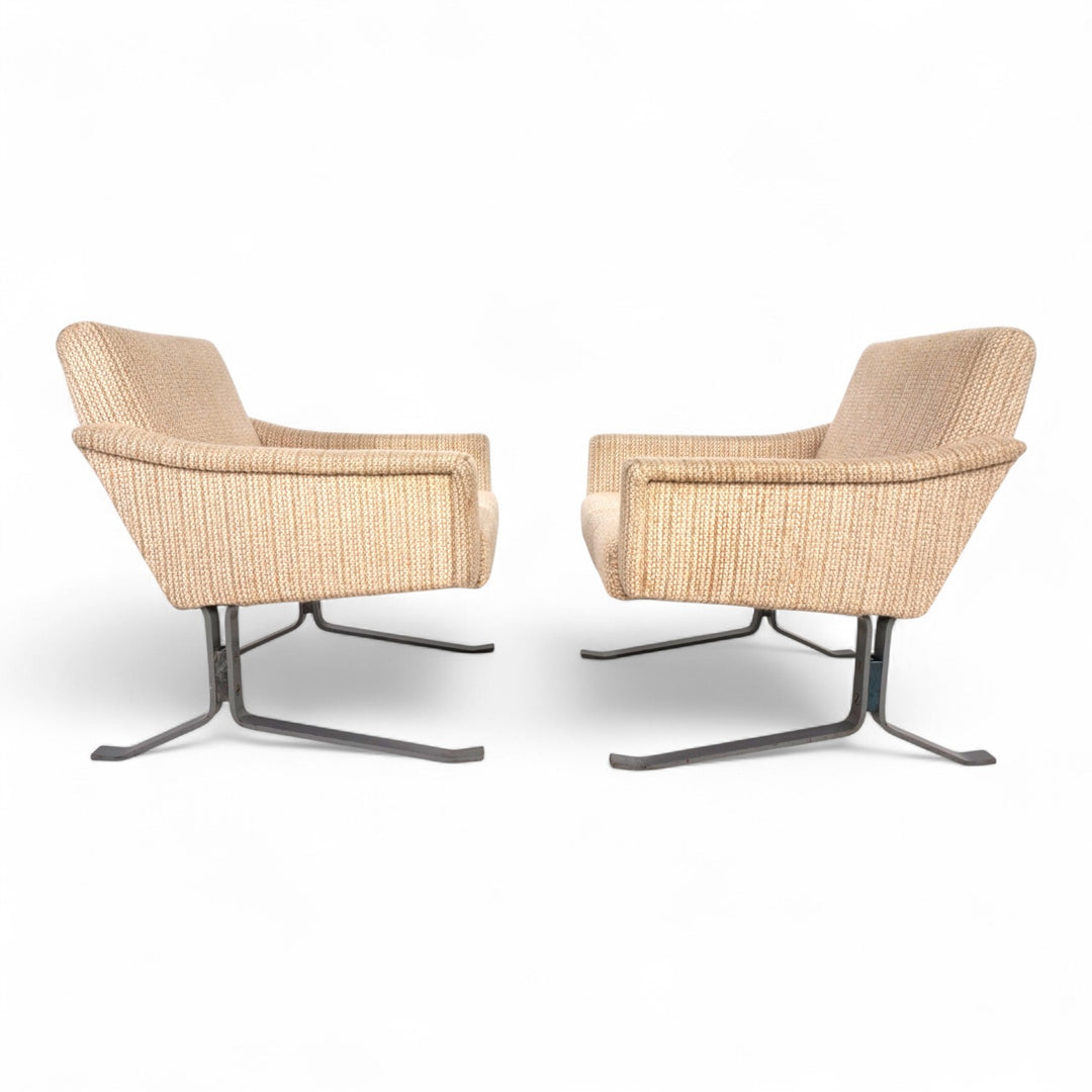 2er Set Röhl Freischwinger Loungesessel,1960