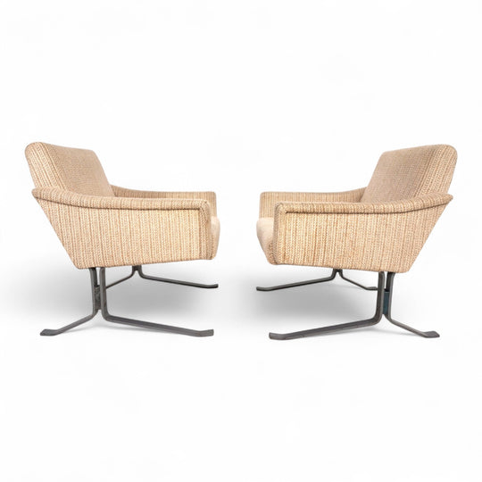 2er Set Röhl Freischwinger Loungesessel,1960