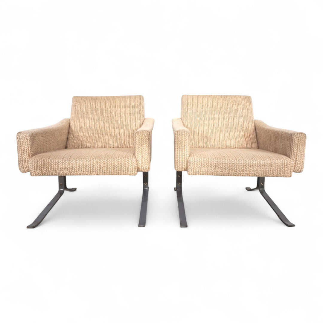 2er Set Röhl Freischwinger Loungesessel,1960