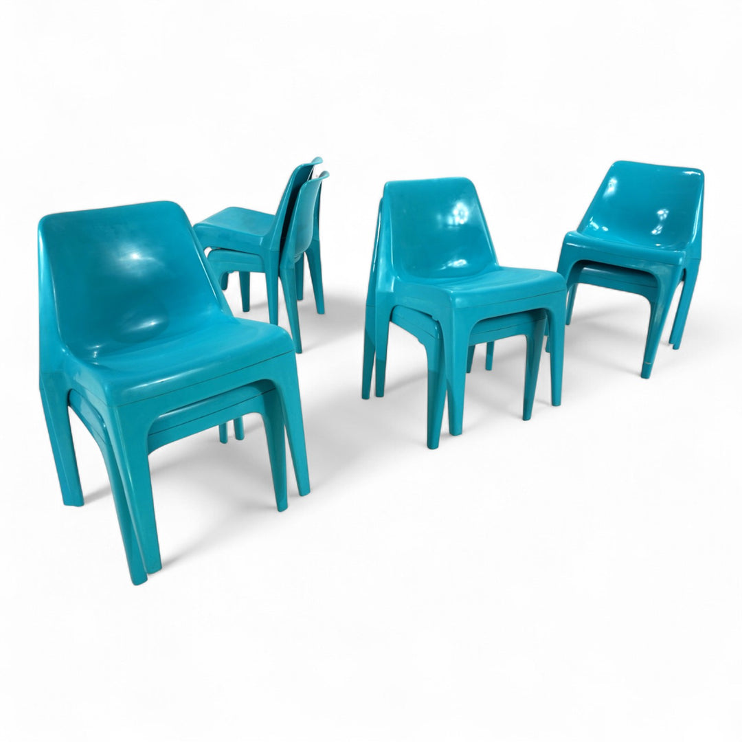 Schröder & Henzelmann Space Age Esszimmerstuhl Modell 4973, 1970