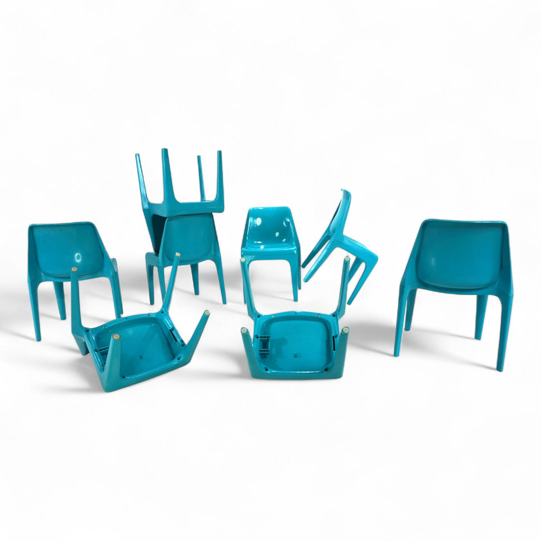 Schröder & Henzelmann Space Age Esszimmerstuhl Modell 4973, 1970