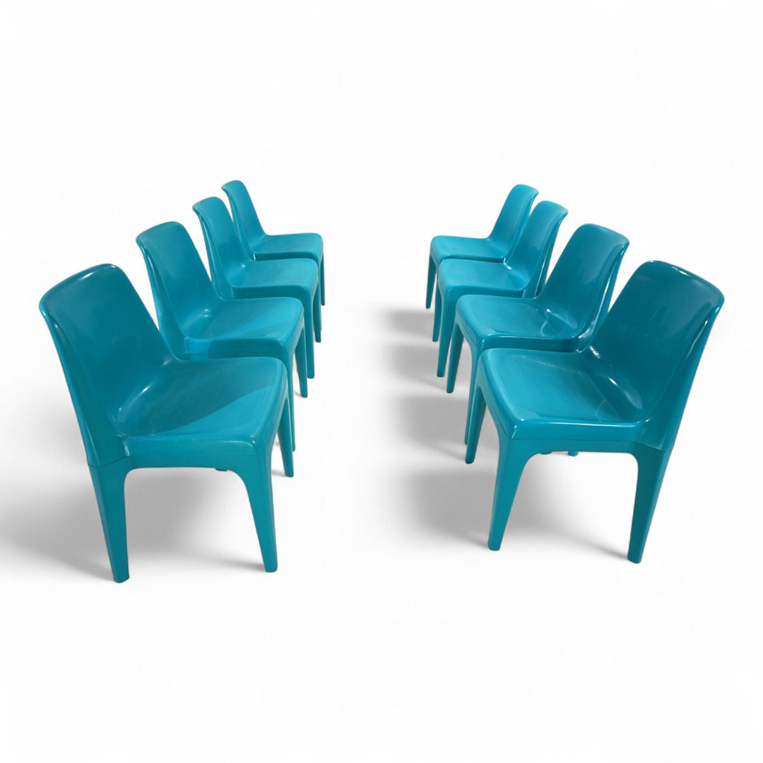 Schröder & Henzelmann Space Age Esszimmerstuhl Modell 4973, 1970