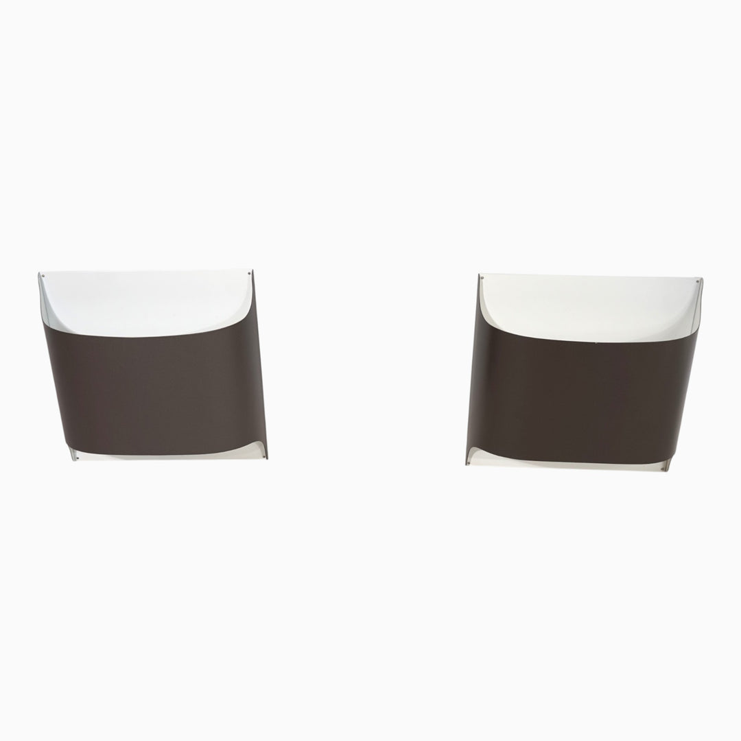 Paar Staff 2030/31 Wandleuchten von Rolf Krüger & Dieter Witte, 1960