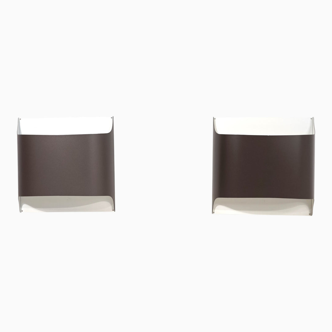 Paar Staff 2030/31 Wandleuchten von Rolf Krüger & Dieter Witte, 1960