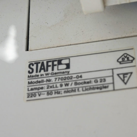 4er Set Staff Wandlampen von Dieter Witte und Rolf Krüger, 1970