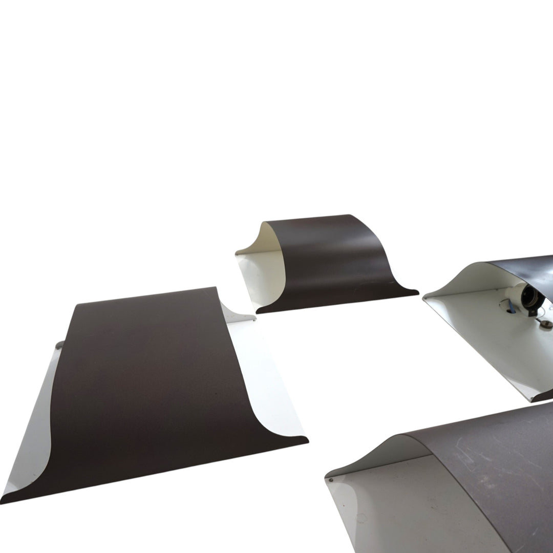 4er Set Staff Wandlampen von Dieter Witte und Rolf Krüger, 1970