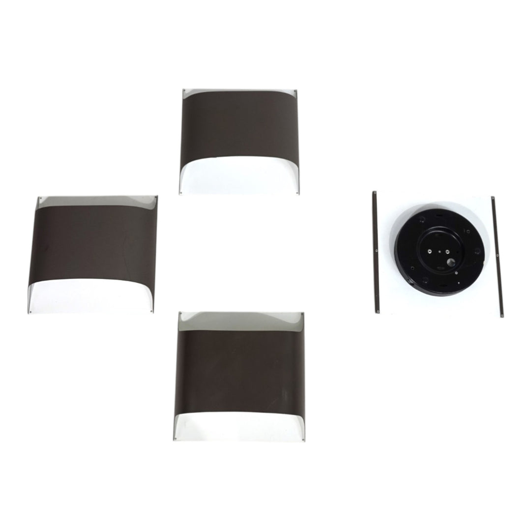 4er Set Staff Wandlampen von Dieter Witte und Rolf Krüger, 1970