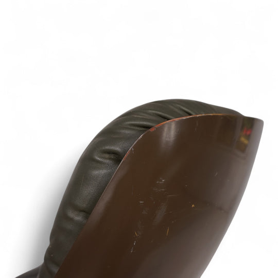 Stoll Giroflex 7112 Space Age Leder Bürosessel von Martin Stoll, 1970