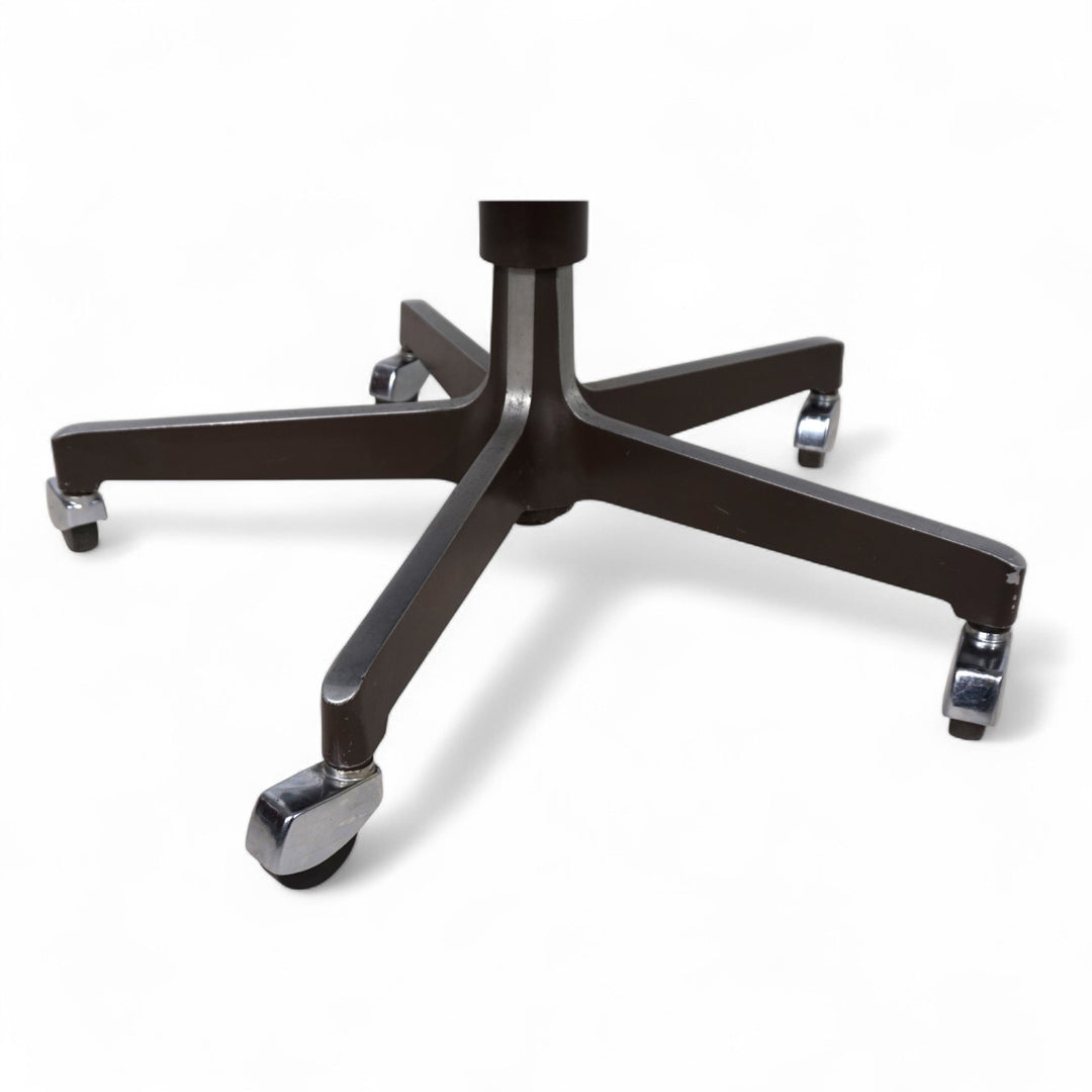 Stoll Giroflex 7112 Space Age Leder Bürosessel von Martin Stoll, 1970