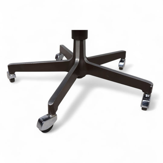 Stoll Giroflex 7112 Space Age Leder Bürosessel von Martin Stoll, 1970